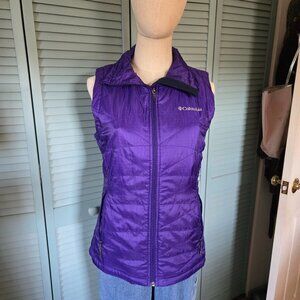 Columbia Omni Heat Vest Small Purple
